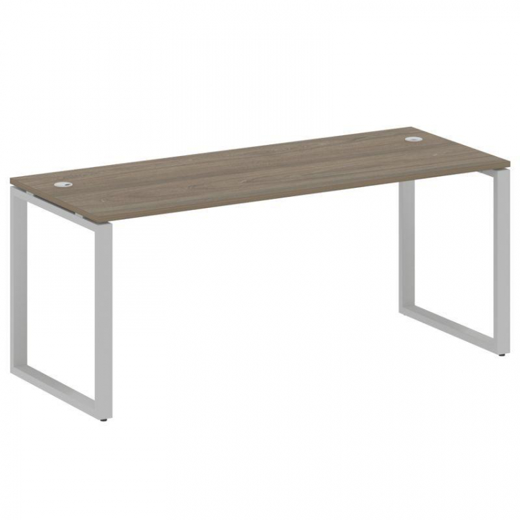 Metal System Стол письменный на О-образном м/к БО.СП-5 Вяз Благородный/Металл Серый 1800*720*750