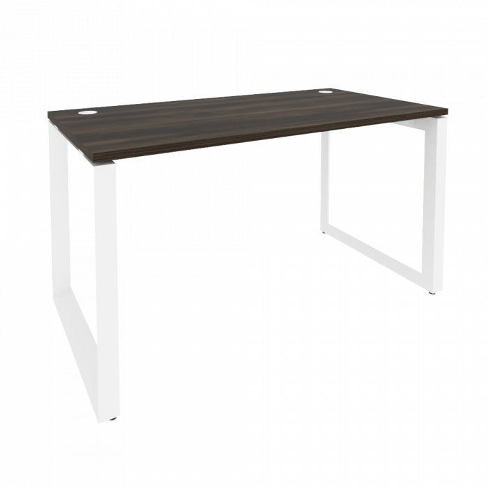 Onix Стол рабочий на О-образном м/к O.MO-SP-3.7 Дуб Мали/Металл Белый 1380*720*750