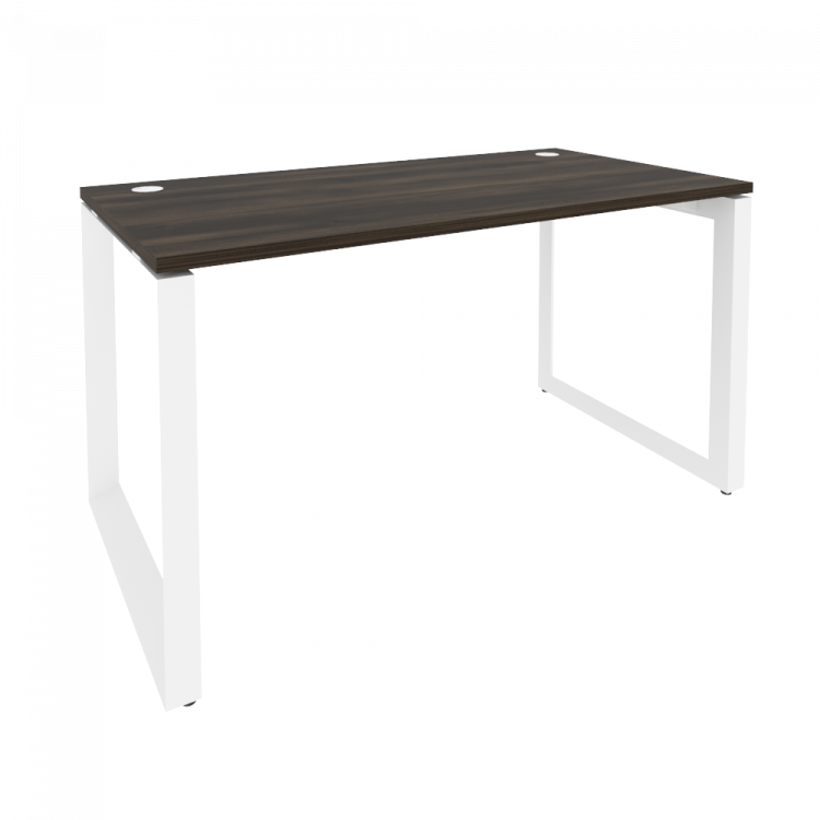 Onix Стол рабочий на О-образном м/к O.MO-SP-3.7 Дуб Мали/Металл Белый 1380*720*750