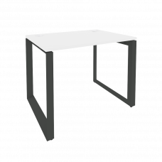 Onix Стол рабочий на О-образном м/к O.MO-SP-1.7 Белый Бриллиант/Металл Антрацит 980*720*750