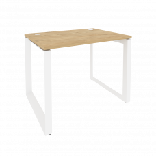 Onix Стол рабочий на О-образном м/к O.MO-SP-1.7 Тиквуд Светлый/Металл Белый 980*720*750