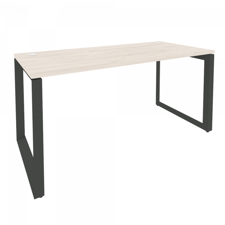 Onix Стол рабочий на О-образном м/к O.MO-SP-4.7 Денвер Светлый/Металл Антрацит 1580*720*750