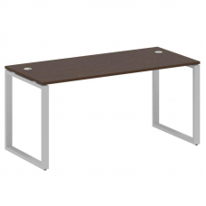 Metal System Стол письменный на О-образном м/к БО.СП-4 Венге Цаво/Металл Серый 1600*720*750