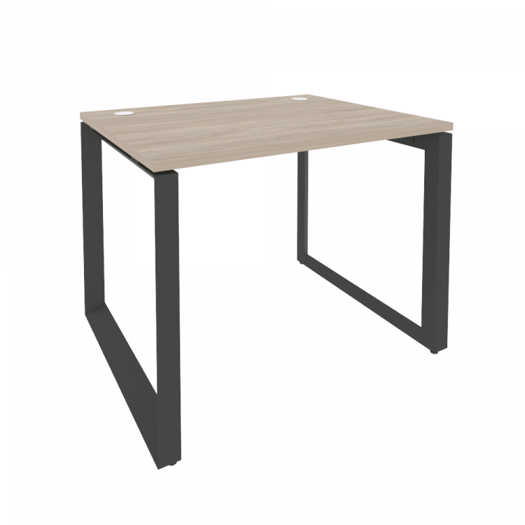 Onix Стол рабочий на О-образном м/к O.MO-SP-1.8 Дуб Аттик/Металл Антрацит 980*800*750
