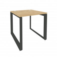 Onix Стол рабочий на О-образном м/к O.MO-SP-0.8 Тиквуд Светлый/Металл Антрацит 780*800*750