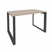 Onix Стол рабочий на О-образном м/к O.MO-SP-2.7 Дуб Аттик/Металл Антрацит 1180*720*750