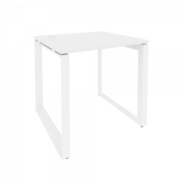 Onix Стол рабочий на О-образном м/к O.MO-SP-0.7 Белый Бриллиант/Металл Белый 780*720*750