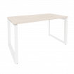 Onix Стол рабочий на О-образном м/к O.MO-SP-3.7 Денвер Светлый/Металл Белый 1380*720*750