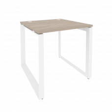 Onix Стол рабочий на О-образном м/к O.MO-SP-0.8 Дуб Аттик/Металл Белый 780*800*750