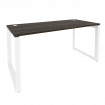 Onix Стол рабочий на О-образном м/к O.MO-SP-4.7 Дуб Мали/Металл Белый 1580*720*750