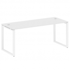 Metal System Стол письменный на О-образном м/к БО.СП-5 Белый/Металл Белый 1800*720*750