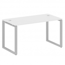 Metal System Стол письменный на О-образном м/к БО.СП-3 Белый/Металл Серый 1400*720*750