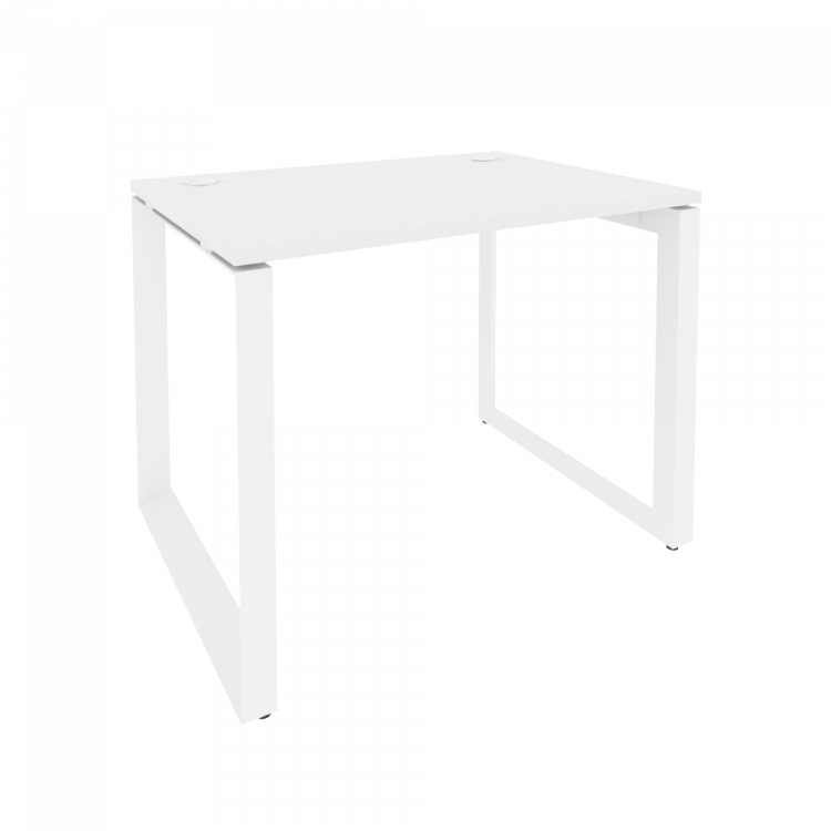 Onix Стол рабочий на О-образном м/к O.MO-SP-1.7 Белый Бриллиант/Металл Белый 980*720*750