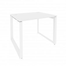 Onix Стол рабочий на О-образном м/к O.MO-SP-1.8 Белый Бриллиант/Металл Белый 980*800*750