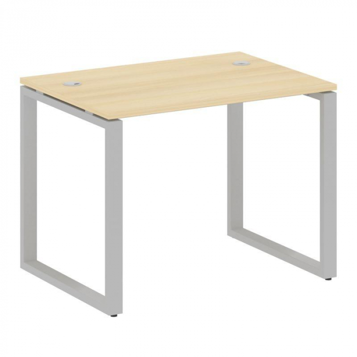 Metal System Стол письменный на О-образном м/к БО.СП-1 Акация Лорка/Металл Серый 1000*720*750