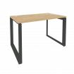 Onix Стол рабочий на О-образном м/к O.MO-SP-2.7 Тиквуд Светлый/Металл Антрацит 1180*720*750