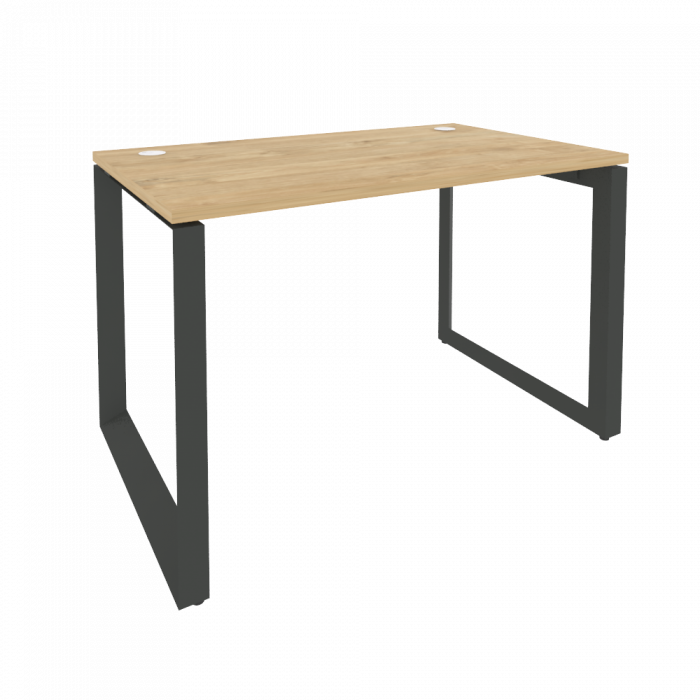 Onix Стол рабочий на О-образном м/к O.MO-SP-2.7 Тиквуд Светлый/Металл Антрацит 1180*720*750