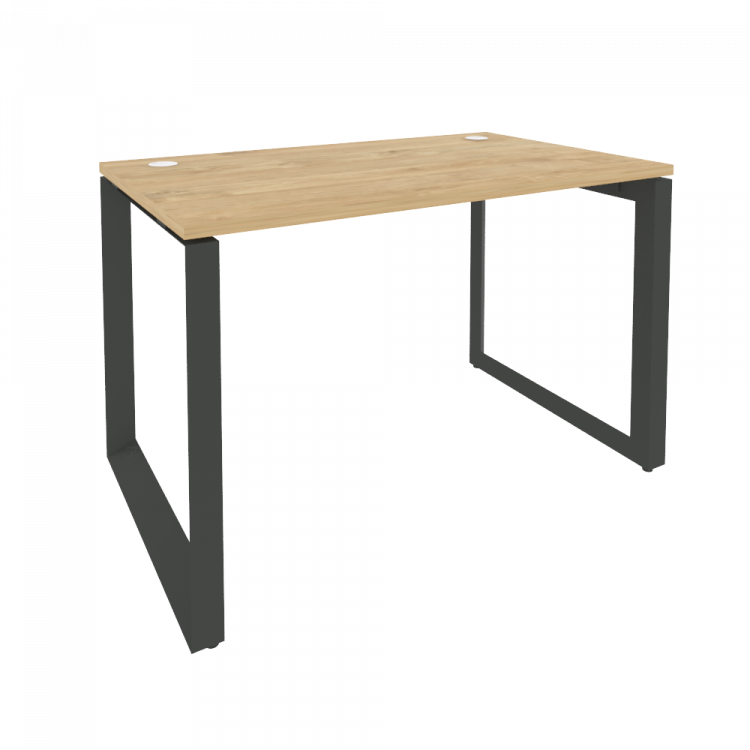 Onix Стол рабочий на О-образном м/к O.MO-SP-2.7 Тиквуд Светлый/Металл Антрацит 1180*720*750
