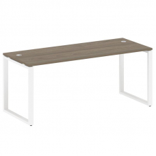 Metal System Стол письменный на О-образном м/к БО.СП-5 Вяз Благородный/Металл Белый 1800*720*750