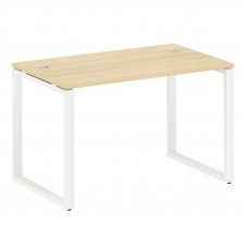 Metal System Стол письменный на О-образном м/к БО.СП-2 Акация Лорка/Металл Белый 1200*720*750