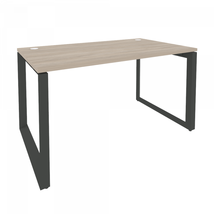 Onix Стол рабочий на О-образном м/к O.MO-SP-3.8 Дуб Аттик/Металл Антрацит 1380*800*750