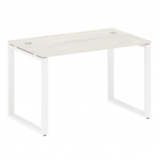 Metal System Стол письменный на О-образном м/к БО.СП-2 Дуб Наварра/Металл Белый 1200*720*750