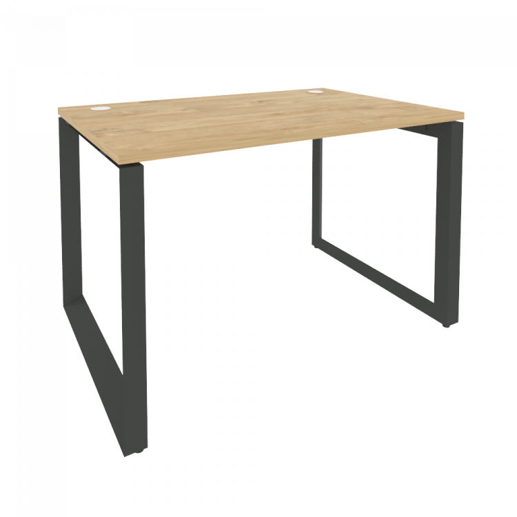 Onix Стол рабочий на О-образном м/к O.MO-SP-2.8 Тиквуд Светлый/Металл Антрацит 1180*800*750