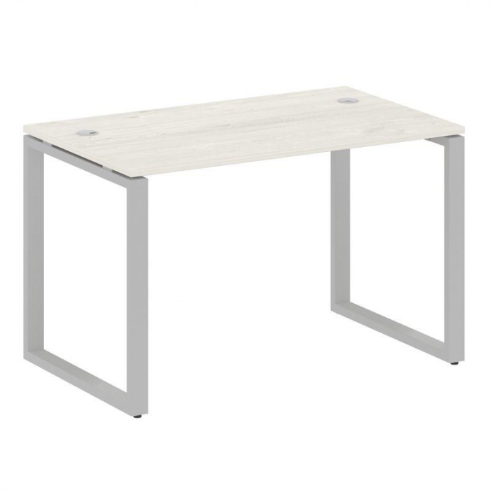 Metal System Стол письменный на О-образном м/к БО.СП-2 Дуб Наварра/Металл Серый 1200*720*750