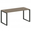 Metal System Стол письменный на О-образном м/к БО.СП-4 Вяз Благородный/Металл Антрацит 1600*720*750