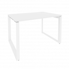 Onix Стол рабочий на О-образном м/к O.MO-SP-2.8 Белый Бриллиант/Металл Белый 1180*800*750