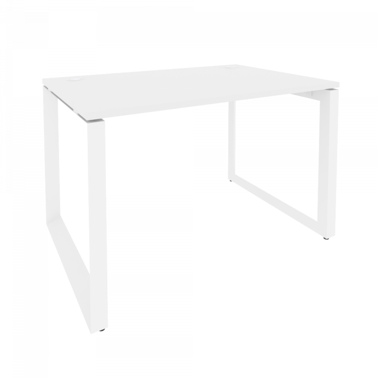 Onix Стол рабочий на О-образном м/к O.MO-SP-2.8 Белый Бриллиант/Металл Белый 1180*800*750