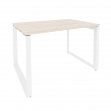 Onix Стол рабочий на О-образном м/к O.MO-SP-2.8 Денвер Светлый/Металл Белый 1180*800*750