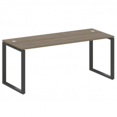 Metal System Стол письменный на О-образном м/к БО.СП-5 Вяз Благородный/Металл Антрацит 1800*720*750