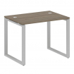 Metal System Стол письменный на О-образном м/к БО.СП-1 Вяз Благородный/Металл Серый 1000*720*750