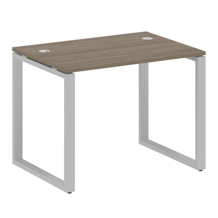 Metal System Стол письменный на О-образном м/к БО.СП-1 Вяз Благородный/Металл Серый 1000*720*750