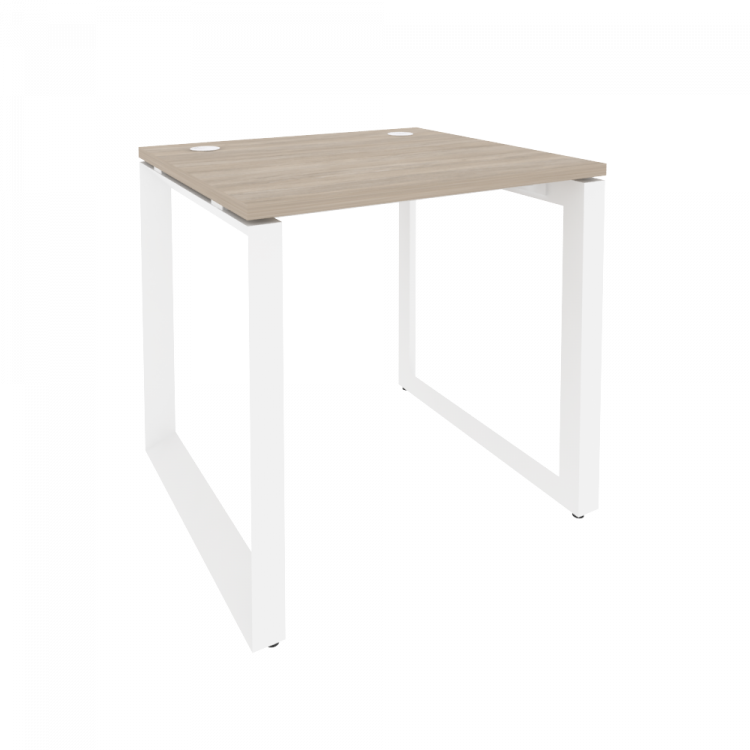 Onix Стол рабочий на О-образном м/к O.MO-SP-0.7 Дуб Аттик/Металл Белый 780*720*750