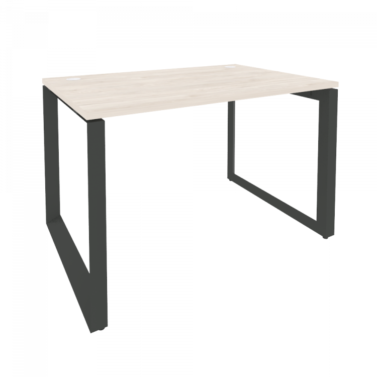 Onix Стол рабочий на О-образном м/к O.MO-SP-2.8 Денвер Светлый/Металл Антрацит 1180*800*750