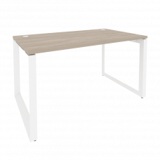 Onix Стол рабочий на О-образном м/к O.MO-SP-3.8 Дуб Аттик/Металл Белый 1380*800*750