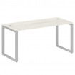 Metal System Стол письменный на О-образном м/к БО.СП-4 Дуб Наварра/Металл Серый 1600*720*750