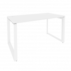 Onix Стол рабочий на О-образном м/к O.MO-SP-3.7 Белый Бриллиант/Металл Белый 1380*720*750