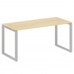 Metal System Стол письменный на О-образном м/к БО.СП-4 Акация Лорка/Металл Серый 1600*720*750