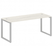 Metal System Стол письменный на О-образном м/к БО.СП-5 Дуб Наварра/Металл Серый 1800*720*750