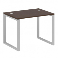 Metal System Стол письменный на О-образном м/к БО.СП-1 Венге Цаво/Металл Серый 1000*720*750