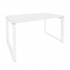 Onix Стол рабочий на О-образном м/к O.MO-SP-3.8 Белый Бриллиант/Металл Белый 1380*800*750