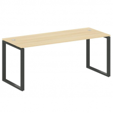 Metal System Стол письменный на О-образном м/к БО.СП-5 Акация Лорка/Металл Антрацит 1800*720*750