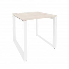 Onix Стол рабочий на О-образном м/к O.MO-SP-0.8 Денвер Светлый/Металл Белый 780*800*750