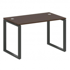 Metal System Стол письменный на О-образном м/к БО.СП-2 Венге Цаво/Металл Антрацит 1200*720*750