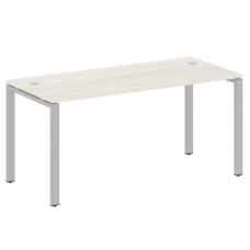 Metal System Стол письменный на П-образном м/к БП.СП-4 Дуб Наварра/Металл Серый 1600*720*750