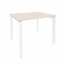 Onix Стол рабочий на П-образном м/к O.MP-SP-1.8 Денвер Светлый/Металл Белый 980*800*750