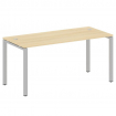 Metal System Стол письменный на П-образном м/к БП.СП-4 Акация Лорка/Металл Серый 1600*720*750